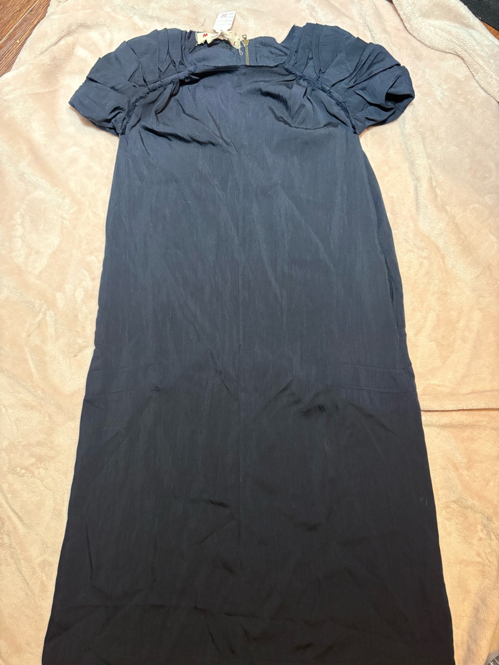 Marni Black Short-Sleeve Dress